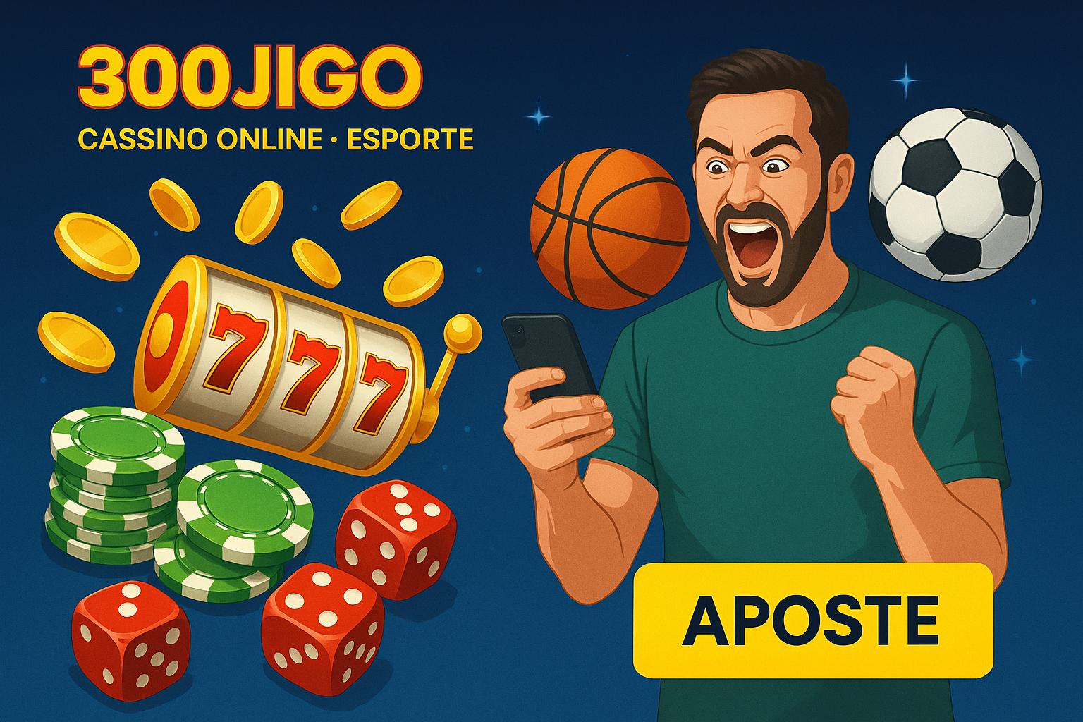 Aposte em apostas esportivas no cassino online 300JIGO