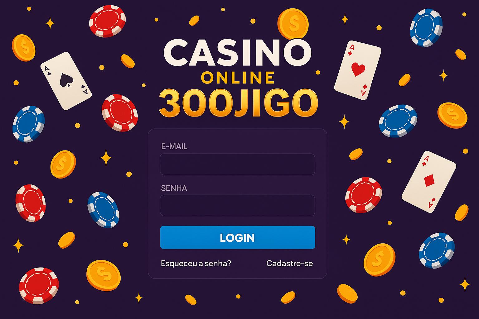 Não Perca tempo, o rRgistro na site 300JIGO